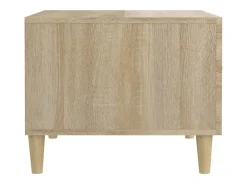 Mesas de centro 2 pcs 50x50x40cm deriv. madeira carvalho sonoma