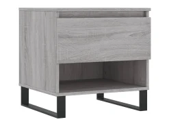 Mesas de centro 2 pcs 50x46x50cm deriv. madeira cinzento sonoma PT448231