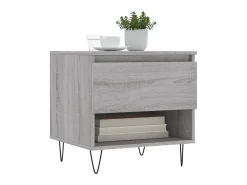 Mesas de centro 2 pcs 50x46x50cm deriv. madeira cinzento sonoma PT332831