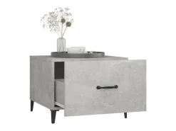 Mesas de centro + pernas de metal 2pcs 50x50x40 cm sonoma cinza PT778537