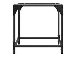 Mesas de centro c/ topo vidro transparente 2 pcs 40x40x40cm aço PT899313