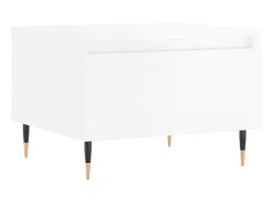 Mesas de centro 2pcs 50x46x35cm deriv. madeira branco brilhante PT488275