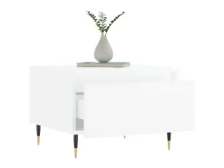 Mesas de centro 2pcs 50x46x35cm deriv. madeira branco brilhante PT488275