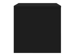 Mesas de encastrar 3 pcs derivados de madeira preto