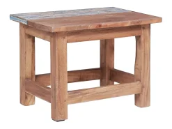Mesas de encastrar 2 pcs madeira de mogno maciça