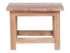 Mesas de encastrar 2 pcs madeira de mogno maciça