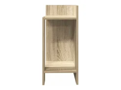 Mesas laterais 2 pcs c/ prateleira 110x50x103cm carvalho sonoma