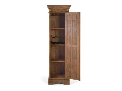 Meuble bar com porta de entrada em bois de manguier