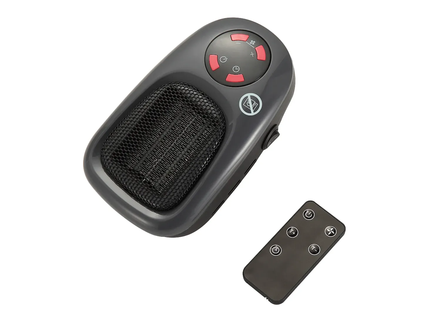 Mini aquecedor Balderia com tomada - Aquecedor com ventilador 500 W Aquecedor com tomada