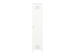 Mission District | Armário Cacifo com 1 Porta em Metal Branco