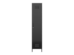 Mission District | Armário Cacifo com 1 Porta em Metal Preto