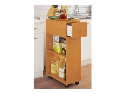 Mobiliário de cozinha servindo carrinho Tusal Livro A. 85 x L. 25 x P. 50 cm