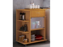 Mobiliário de cozinha servindo carrinho Pocis Livro A. 80 x L. 65 x P. 39 cm