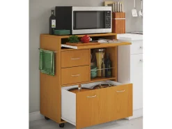 Mobiliário de cozinha servindo carrinho Kicha Livro A. 86 x L. 70 x P. 40 cm