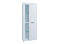 Mobiliário de TV VCM | 4 pcs. Parede viva com espaço de armazenamento suficiente | Armário de TV | Parede montada – Usilo XL (Branco)