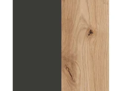 Mobiliário modular de sala de estar Lunet em aplino preto 190 cm