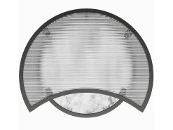 Moon Phases | Mesas de apoio em mármore branco e vidro