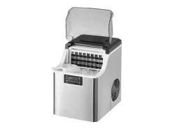 Máquina De Gelo De Bancada SucceBuy, 20.41 kg De Gelo Em 24 Horas, Autolimpante, Com Pá E Cesto