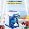 Máquina de Gelo SucceBuy Máquina de Cone de Neve 250 W 265 LBS/H Triturador de Gelo Ajustável para Uso Doméstico