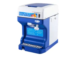 Máquina de Gelo SucceBuy Máquina de Cone de Neve 250 W 265 LBS/H Triturador de Gelo Ajustável para Uso Doméstico