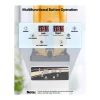 Máquina de Granito SucceBuy, Reservatório Único de 15 L, Aço Inoxidável, Distribuidor de Bebidas Geladas, para Casa, Restaurantes, Cafés, Bares