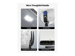 Máquina de Granito SucceBuy, 2 Reservatórios de 15 L, Aço Inoxidável, Distribuidor de Bebidas Geladas, para Casa, Restaurantes, Cafés, Bares
