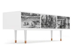 Mueble de TV - 170х59х48 cm - T4 - A Pond, Branco