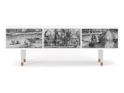 Mueble de TV - 170х59х48 cm - T4 - A Pond, Branco