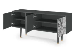 Mueble de TV - 150х69х41 cm - T5 - Blau Schuyte, Antracite