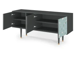 Mueble de TV - 150х69х41 cm - T5 - Blue Drops, Antracite