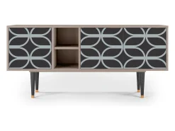 Mueble de TV - 150х69х41 cm - T5 - Braided Blue, Latte