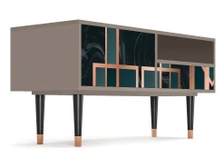 Mueble de TV - 115х59х48 cm - T3 - Emerald Metro, Latte