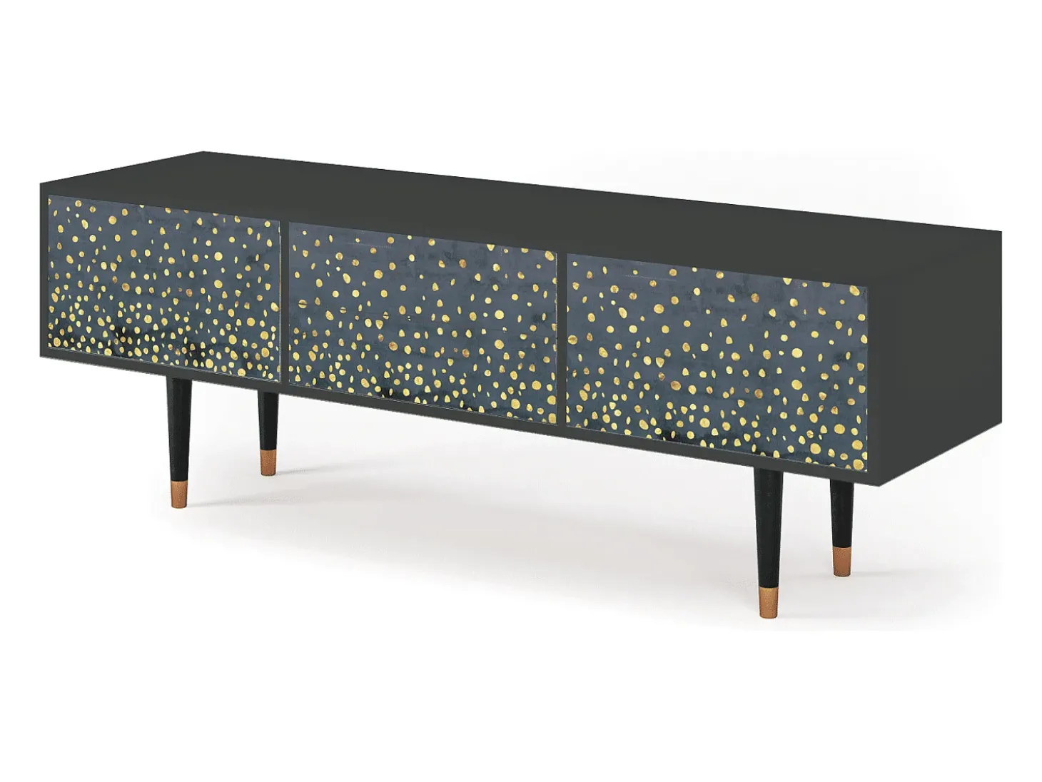 Mueble de TV - 170х59х48 cm - T4 - Foggy Lights, Antracite
