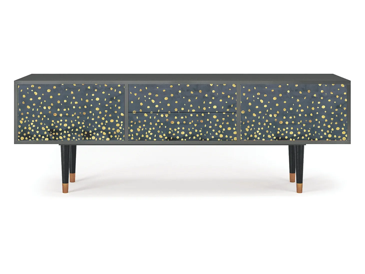Mueble de TV - 170х59х48 cm - T4 - Foggy Lights, Antracite
