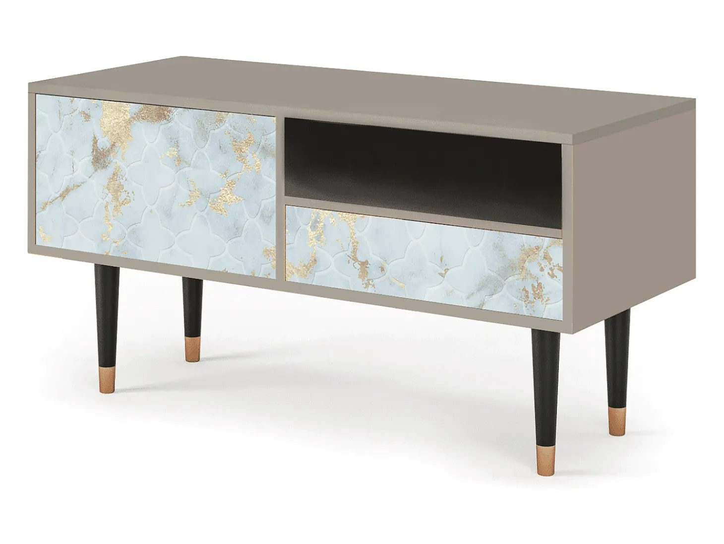 Mueble de TV - 115х59х48 cm - T3 - Golden Waves, Areia