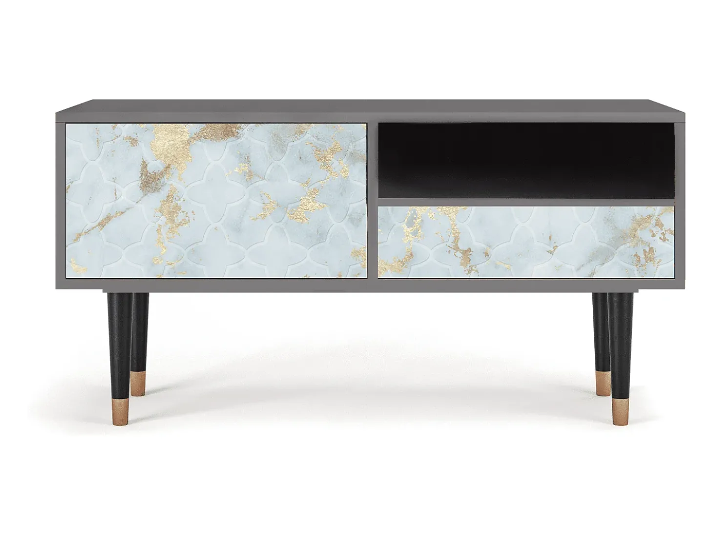 Mueble de TV - 115х59х48 cm - T3 - Golden Waves, Areia