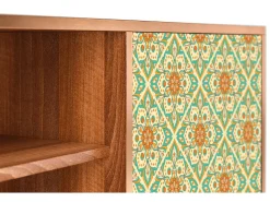 Mueble de TV - 170х69х48 cm - T2 - Hindu Daisy, Nogueira