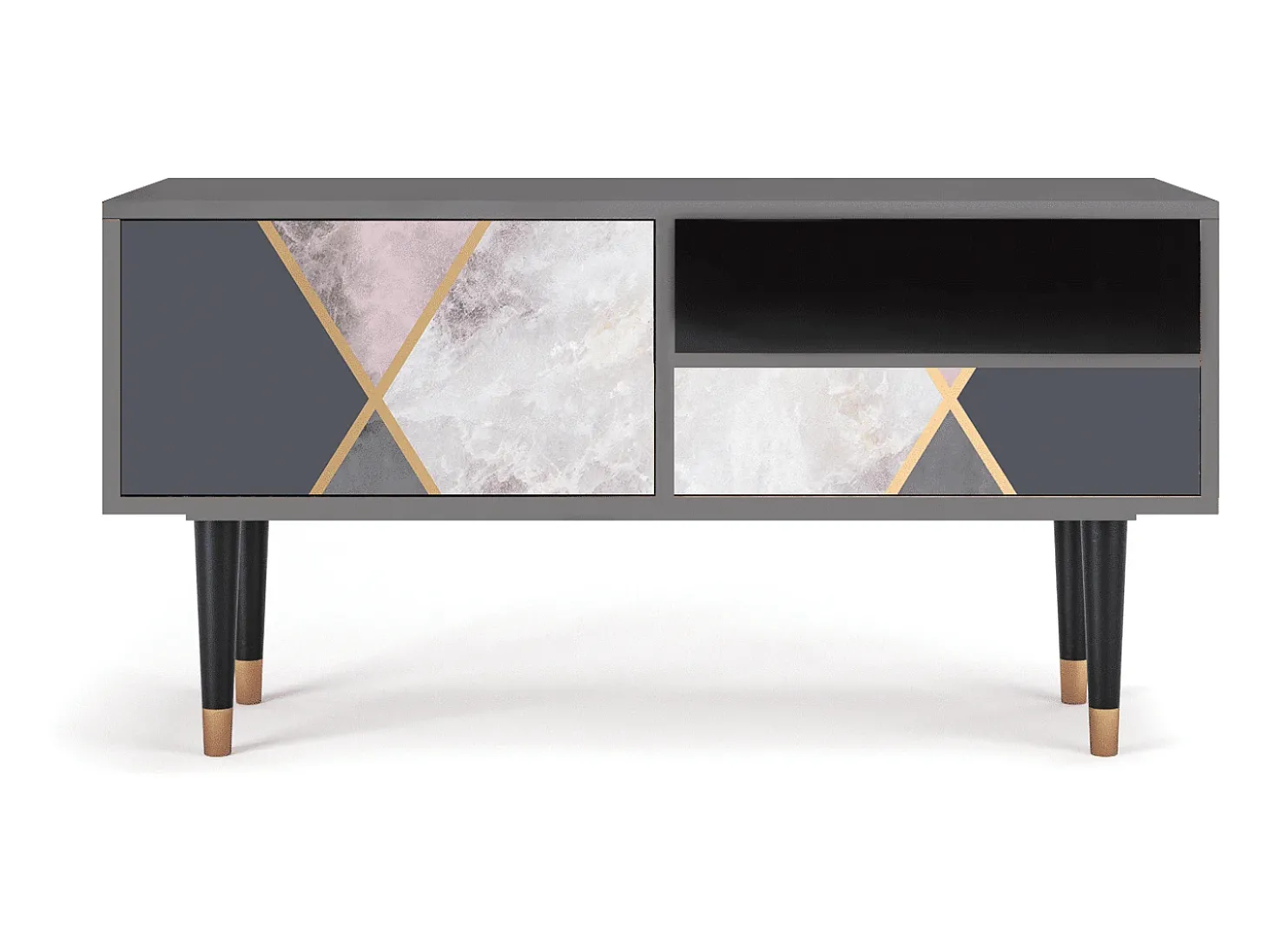 Mueble de TV - 115х59х48 cm - T3 - Ideal Harmony, Areia