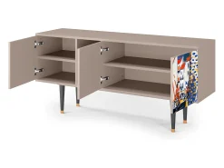 Mueble de TV - 150х69х41 cm - T5 - Le Séchage des voiles , Latte