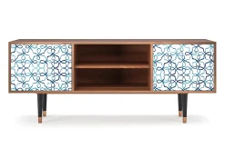 Mueble de TV - 170х69х48 cm - T2 - Marine Strings, Nogueira