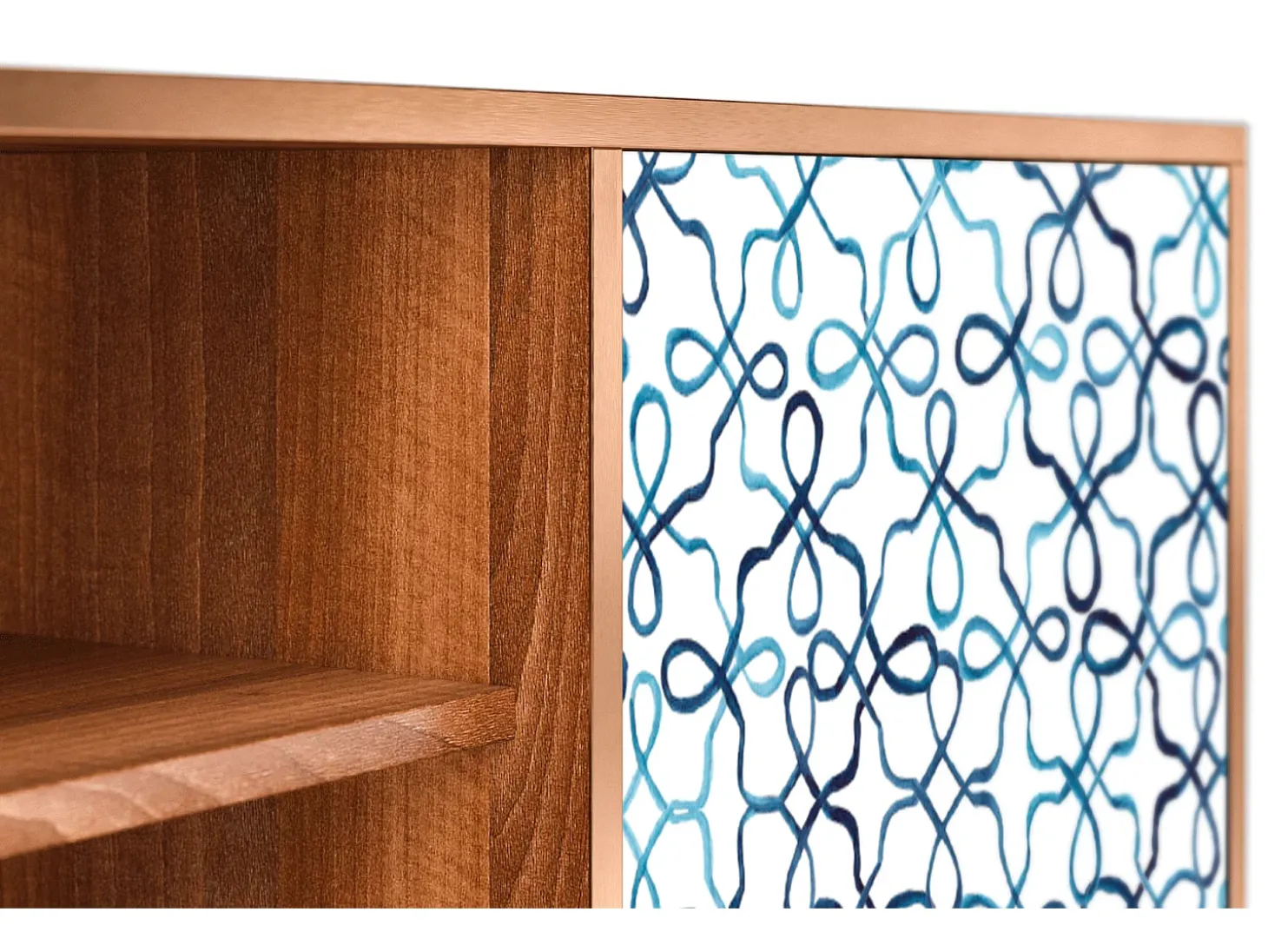 Mueble de TV - 170х69х48 cm - T2 - Marine Strings, Nogueira
