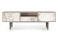 Mueble de TV - 170х59х41 cm - T6 - Milk Marble, Latte