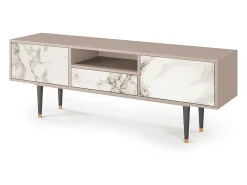 Mueble de TV - 170х59х41 cm - T6 - Milk Marble, Latte