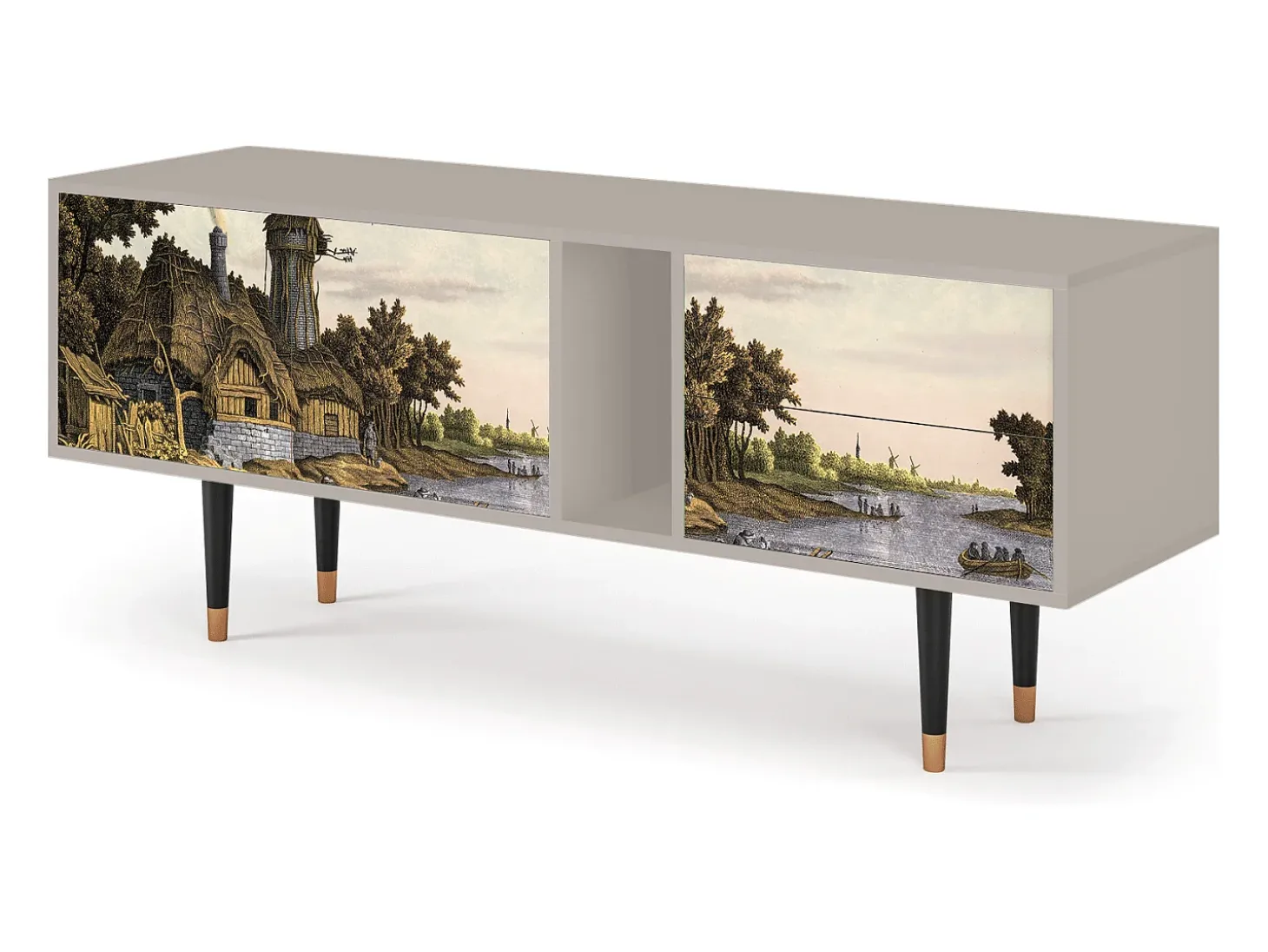 Mueble de TV - 170х69х48 cm - T1 - Mill along a River, Areia