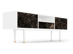 Mueble de TV - 170х59х41 cm - T6 - Night Abyss, Branco