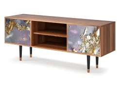 Mueble de TV - 170х69х48 cm - T2 - Planet Earth, Nogueira
