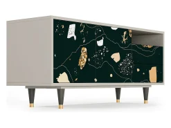 Mueble de TV - 125х56х41 cm - T7 - Space Rocks, Areia