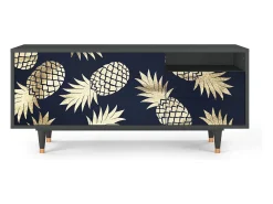 Mueble de TV - 125х56х41 cm - T7 - Sunny Pineaple, Antracite