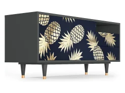 Mueble de TV - 125х56х41 cm - T7 - Sunny Pineaple, Antracite
