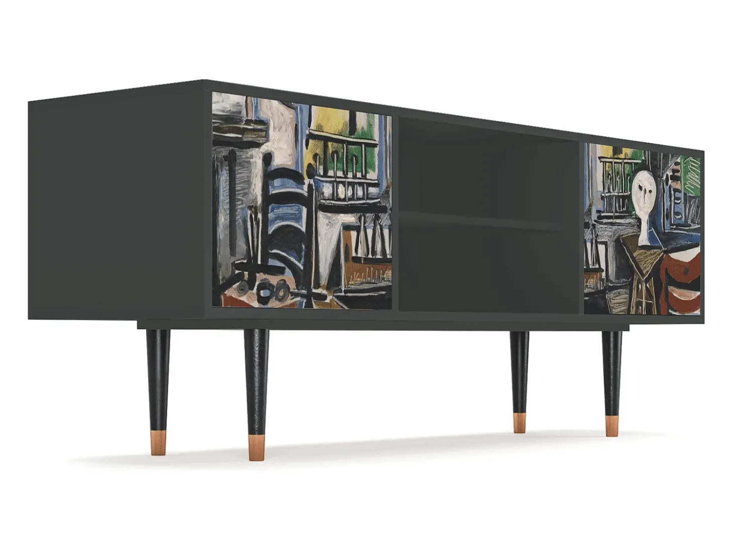Mueble de TV - 170х69х48 cm - T2 - The Studio , Antracite